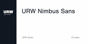 URW Nimbus Sans Font Download