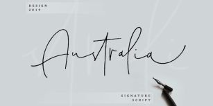 Australia Signature Script Font Download