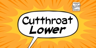 Cutthroat Lower Font Download