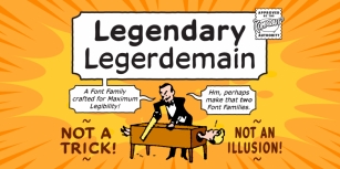Legendary Legerdemain Font Download