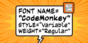 Code Monkey Variable Font Download