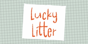 Lucky Litter Font Download