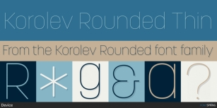 Korolev Rounded Font Download