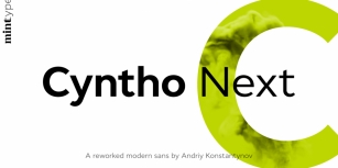 Cyntho Next Font Download