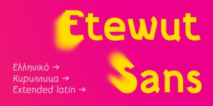Etewut Sans Font Download