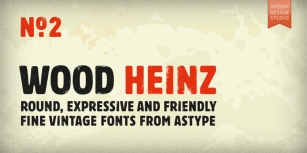 Wood Heinz No.2 Font Download