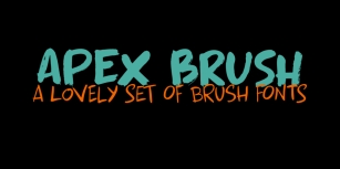 Apex Brush Font Download