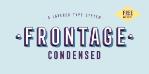 Frontage Condensed Font Download