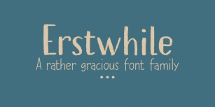 Erstwhile Font Download