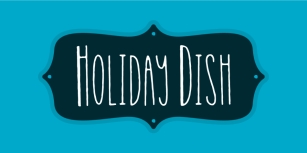 Holiday Dish Font Download