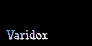 Varidox Font Download