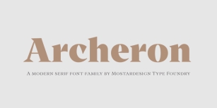 Archeron Pro Font Download