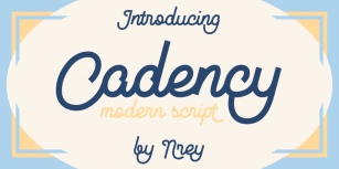 Cadency Font Download