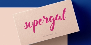 Supergal Greek Casual Brush font Font Download