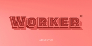 Worker 3D Font Download