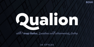 Qualion Font Download