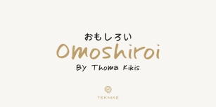 Omoshiroi Font Download
