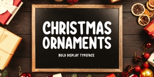 Christmas Ornaments Font Download
