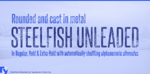 Steelfish Unleaded Font Download