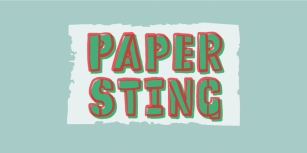 Paper Sting Font Download