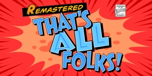 That's All Folks Font Download