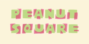 Peanut Square Font Download