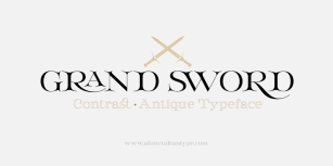 Grand Sword Font Download