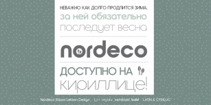 Nordeco Cyrillic Font Download