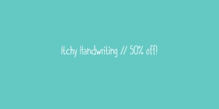 Itchy Handwriting Font Download