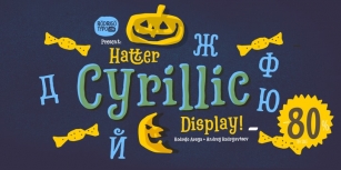 Hatter Cyrillic Display Font Download