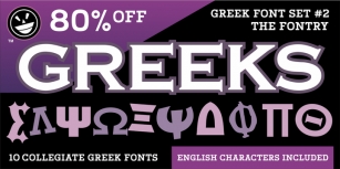Greek Font Set #2 Font Download