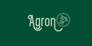 Agron Font Download