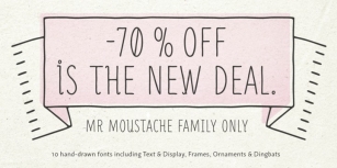 Mr Moustache Font Download