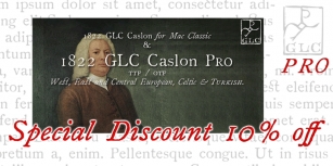 1822 GLC Caslon Pro Font Download