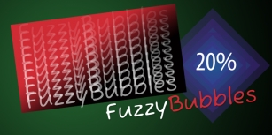 Fuzzy Bubbles Font Download