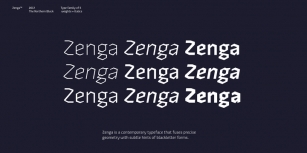 Zenga Font Download