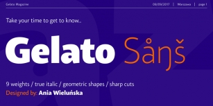 Gelato Sans Font Download