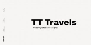 TT Travels Font Download
