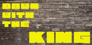 Down With The King Font Download