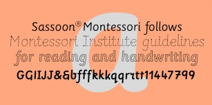 Sassoon Montessori Font Download