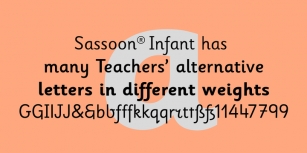 Sassoon Infant Font Download