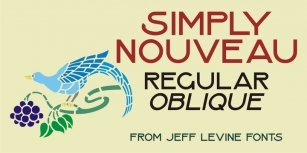 Simply Nouveau JNL Font Download