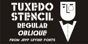 Tuxedo Stencil JNL Font Download