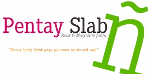 Pentay Slab Font Download