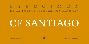 CF Santiago Font Download