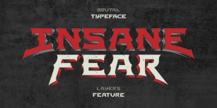 Insane Fear Font Download
