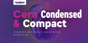 Cera Condensed  Compact Pro Font Download