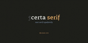 Certa Serif Font Download