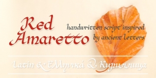 Red Amaretto Font Download