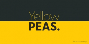 Yellow Peas Font Download